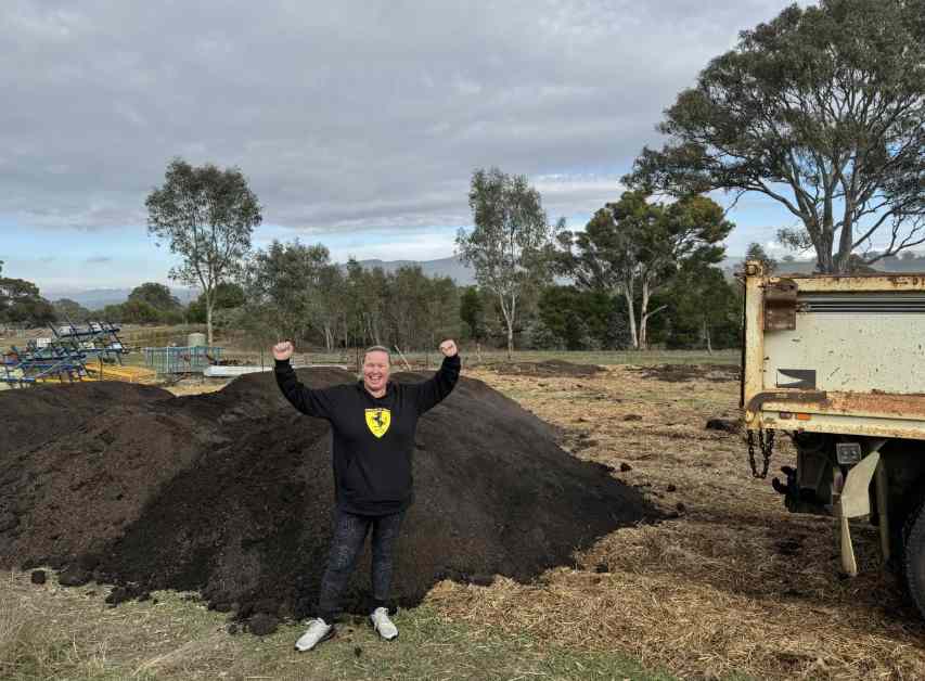 An Ararat resident has purchased the compost to kick-start her market garden dream