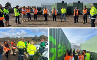 Gaia EnviroTech showcases composting systems to Victorian Councils